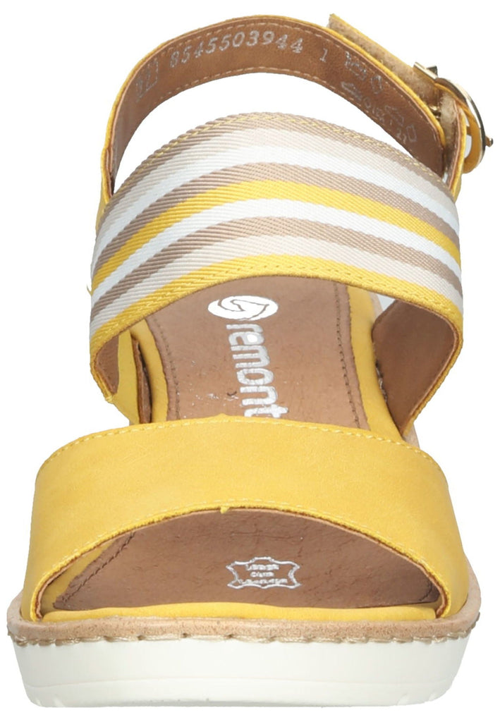 Remonte Sandalen Lederimitat Beige/Gelb