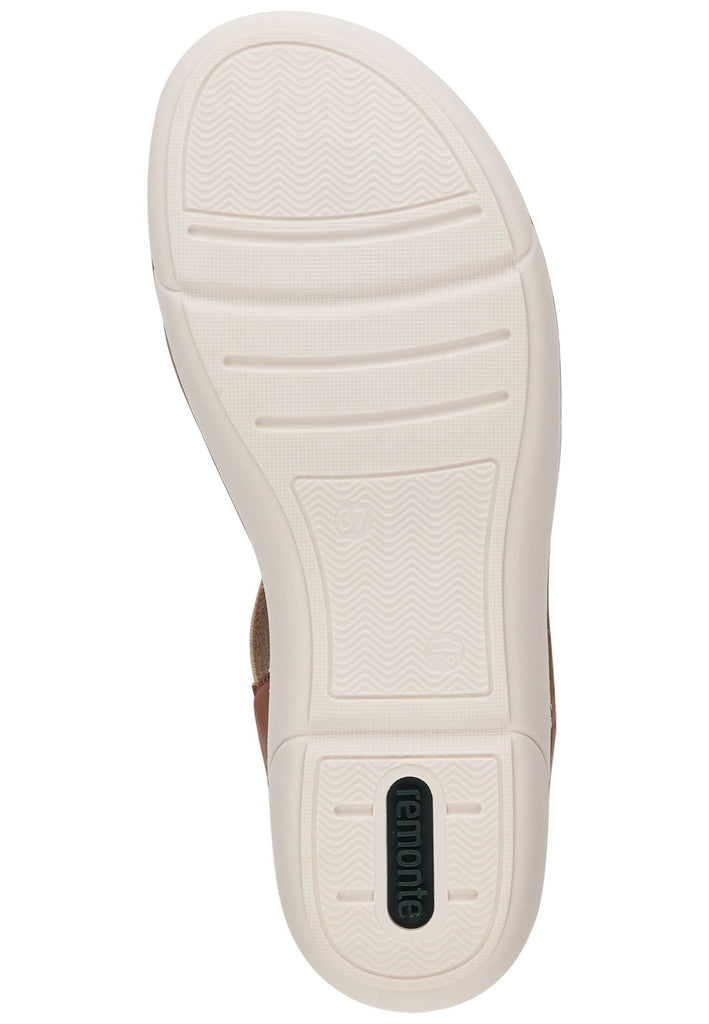 Remonte Sandalen Lederimitat Braun