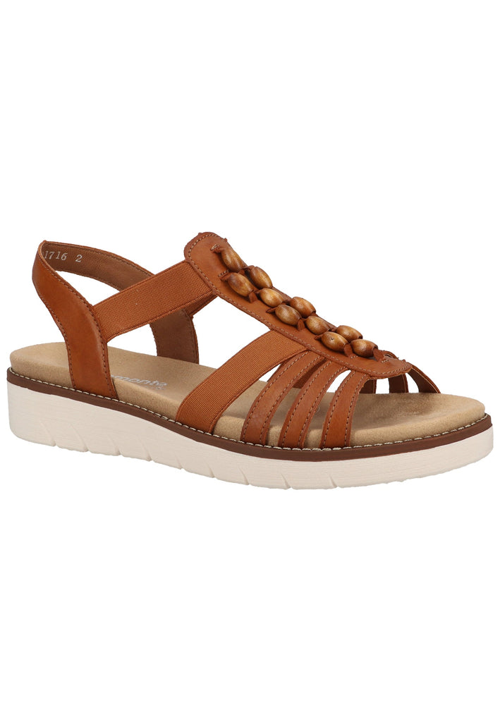 Remonte Sandalen Lederimitat Braun