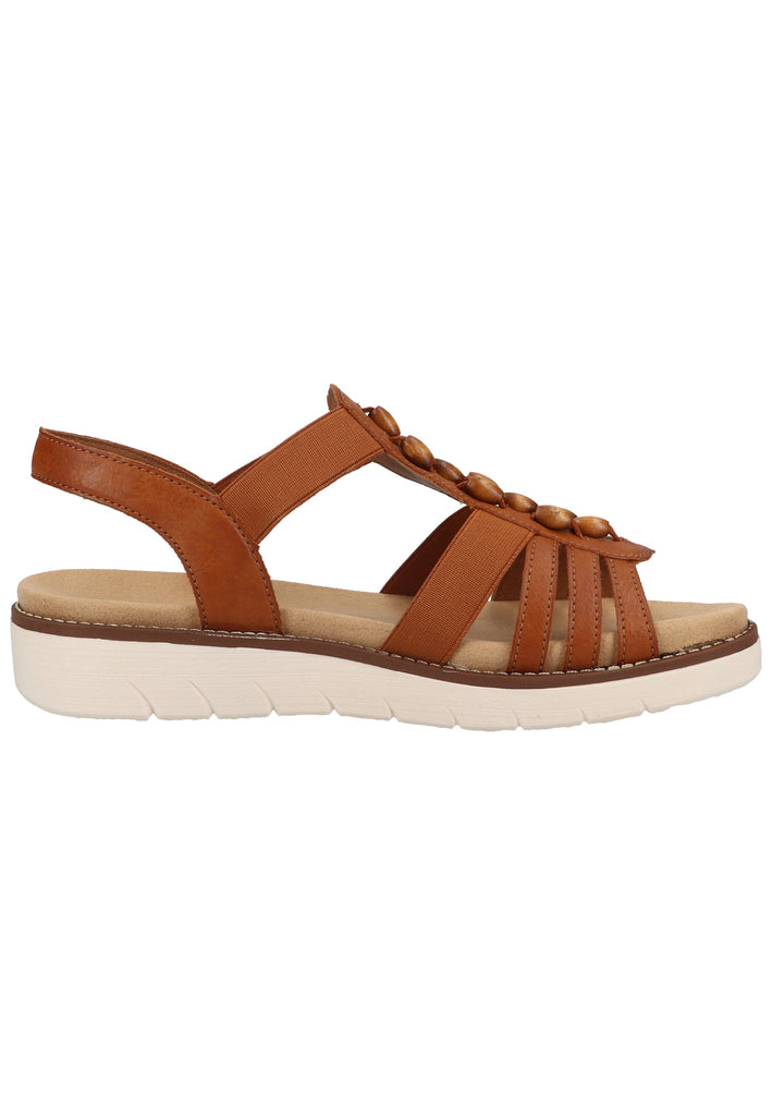 Remonte Sandalen Lederimitat Braun