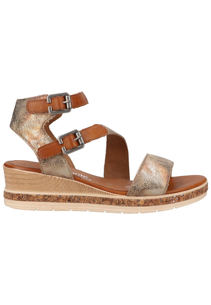 Remonte Sandalen Lederimitat Braun
