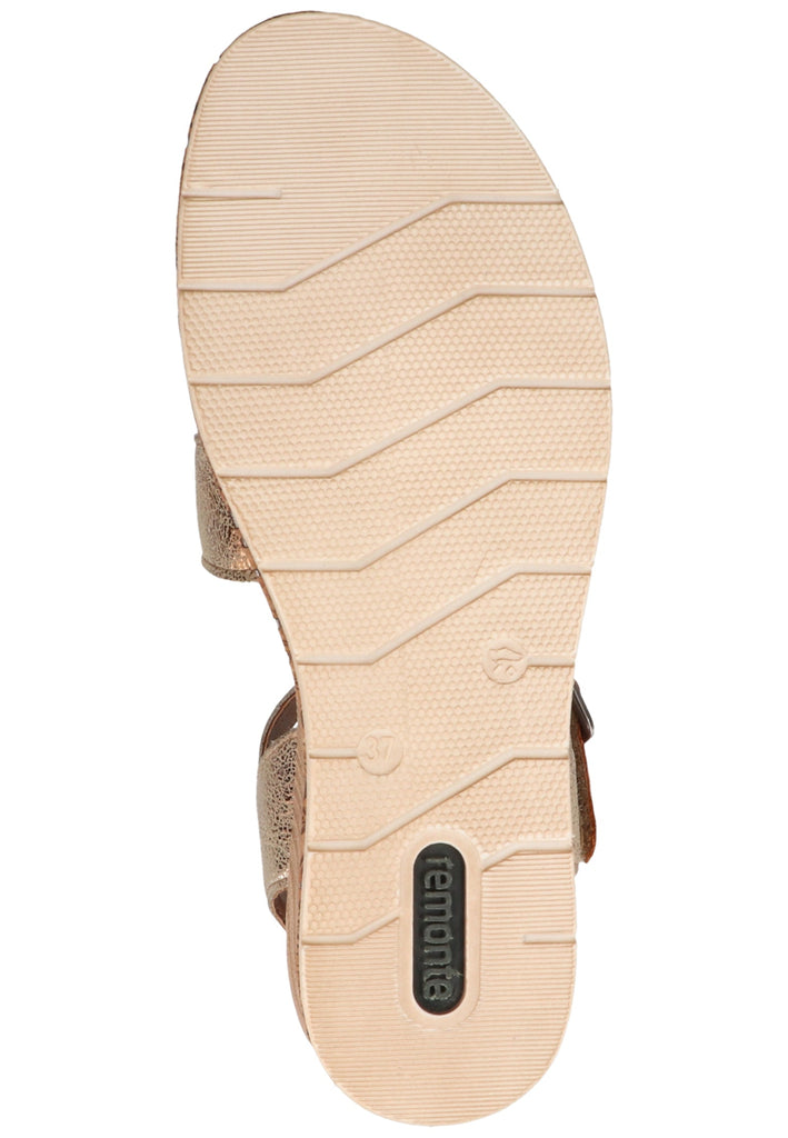 Remonte Sandalen Lederimitat Braun