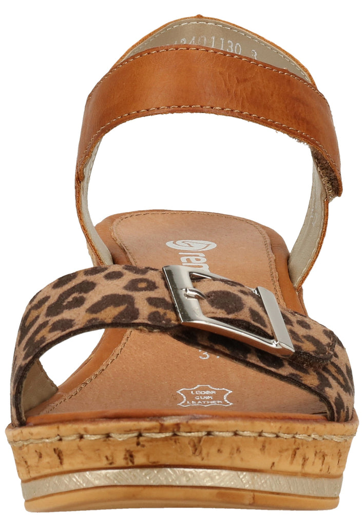 Remonte Sandalen Lederimitat Braun