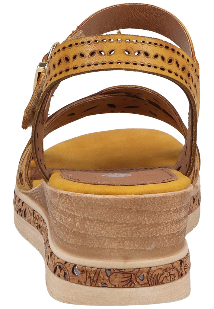 Remonte Sandalen Lederimitat Gelb