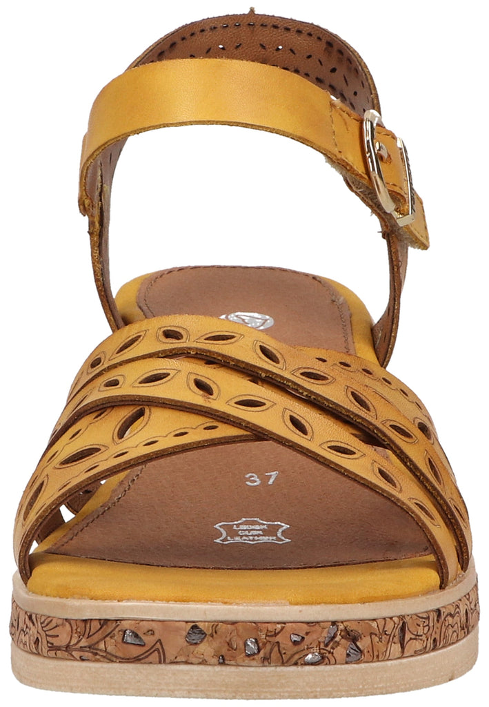 Remonte Sandalen Lederimitat Gelb