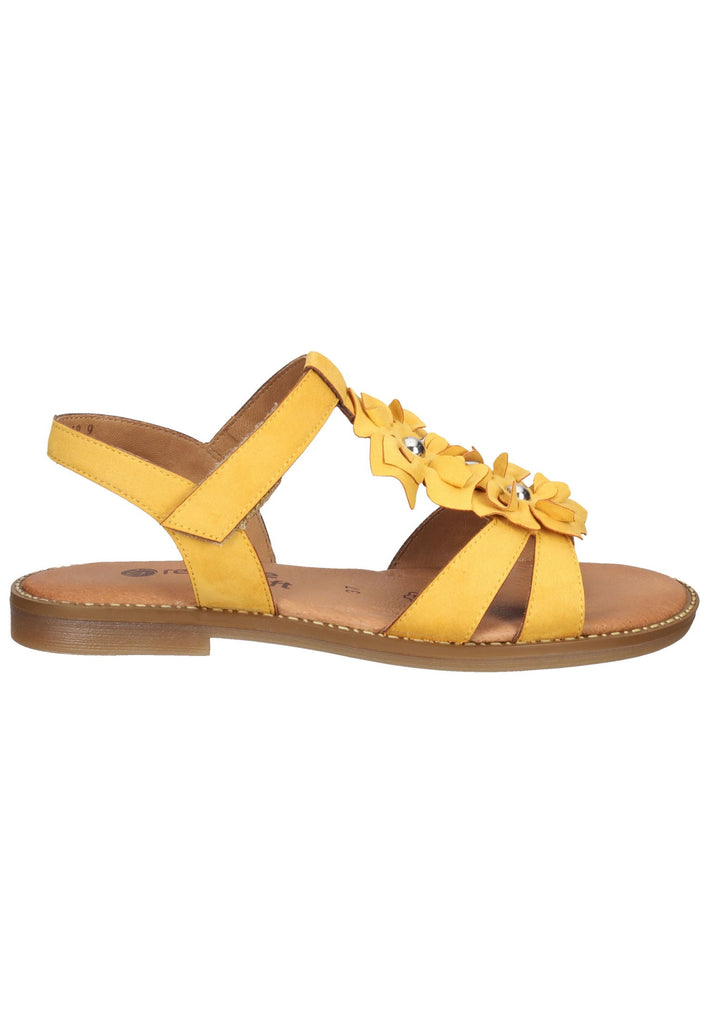 Remonte Sandalen Lederimitat Gelb