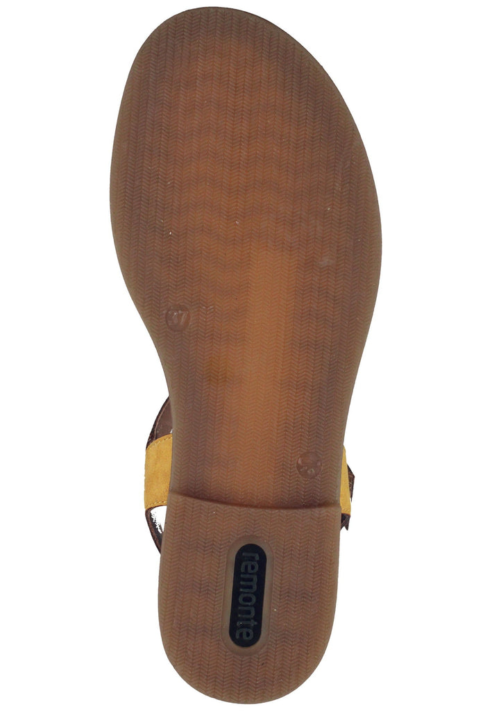 Remonte Sandalen Lederimitat Gelb