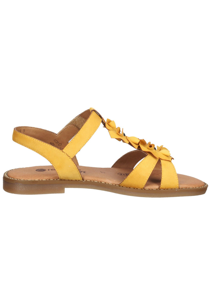 Remonte Sandalen Lederimitat Gelb
