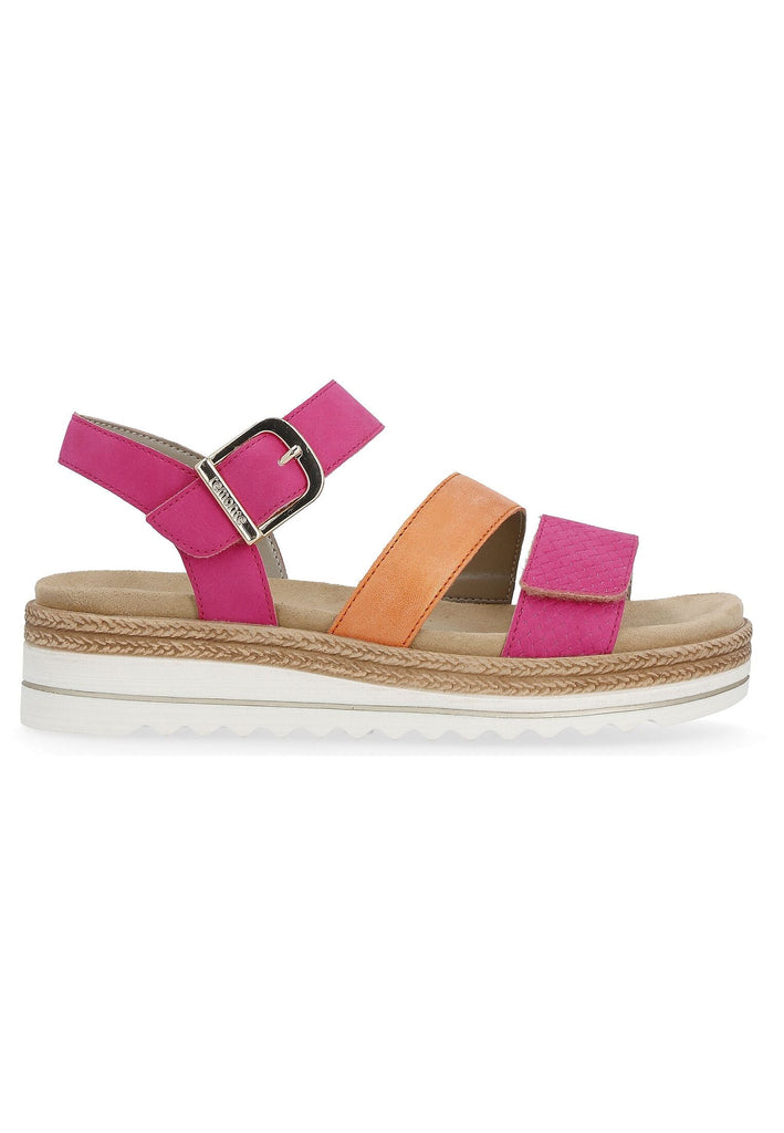 Remonte Sandalen Lederimitat Magenta