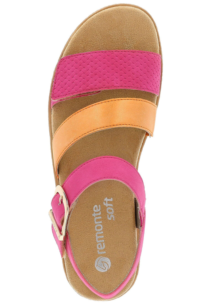 Remonte Sandalen Lederimitat Magenta