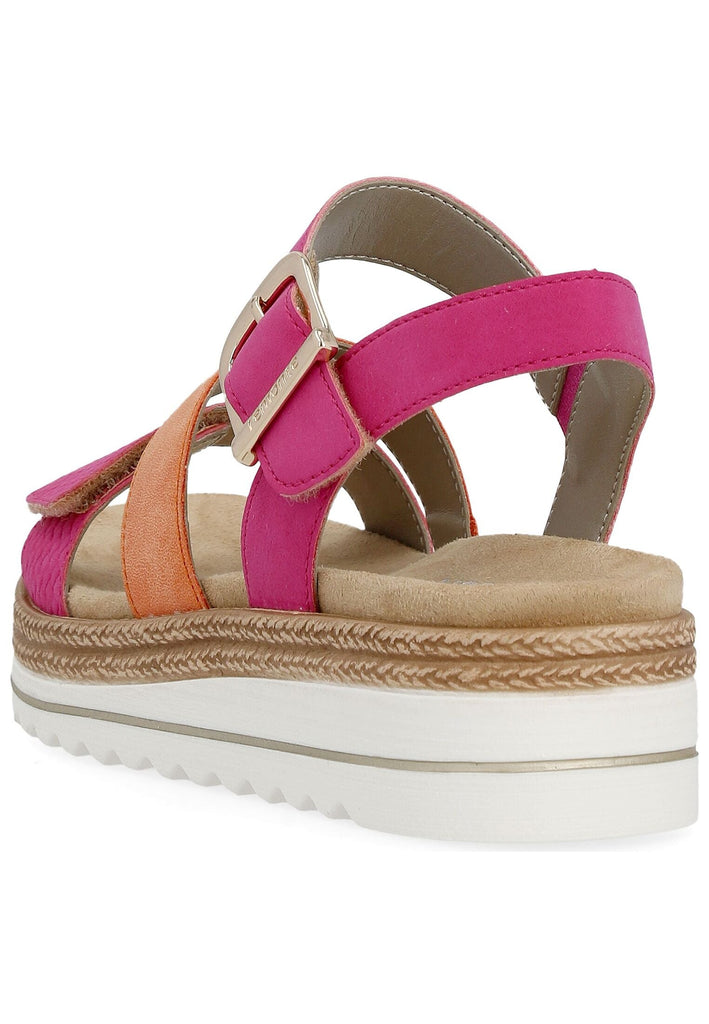 Remonte Sandalen Lederimitat Magenta