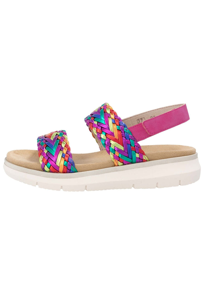 Remonte Sandalen Lederimitat Magenta