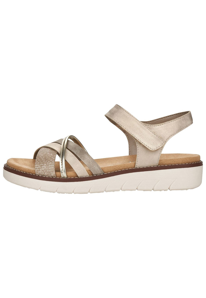 Remonte Sandalen Lederimitat Metallic