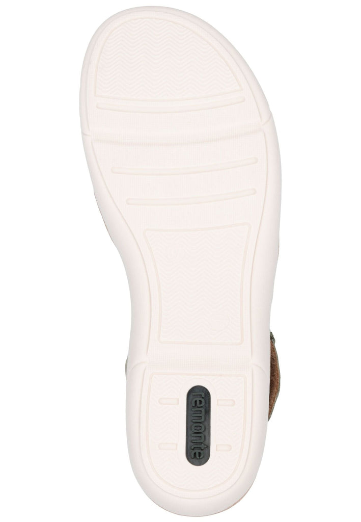 Remonte Sandalen Lederimitat Oliv