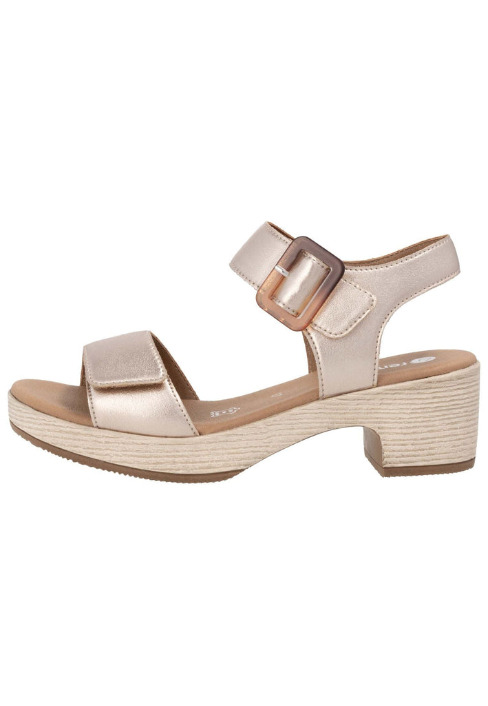 Sandalen Remonte Sandalen Leder Gold