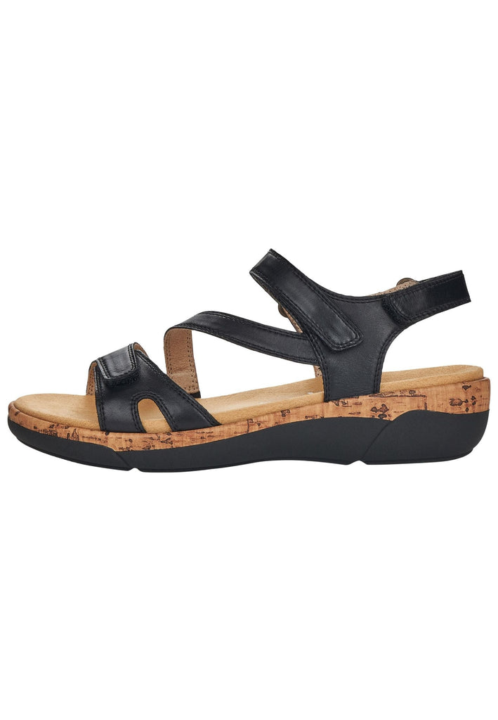 Sandalen Remonte Sandalen Leder Schwarz