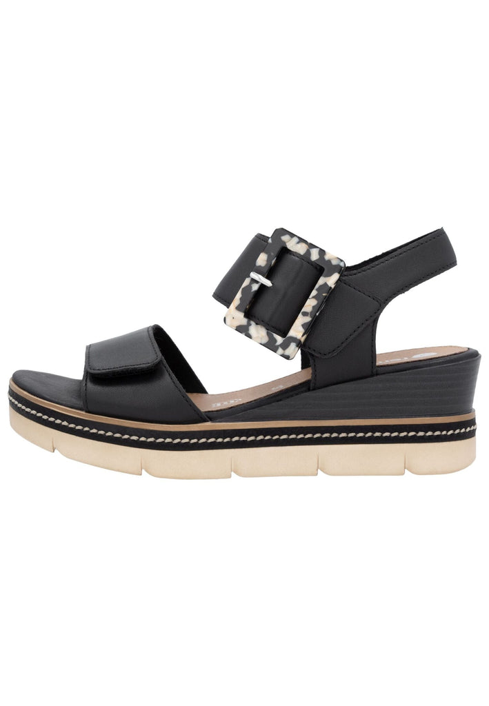 Sandalen Remonte Sandalen Leder Schwarz