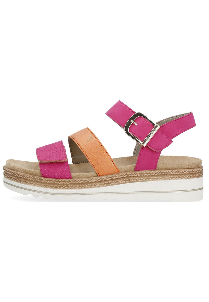 Sandalen Remonte Sandalen Lederimitat Magenta