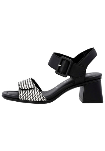 Sandalen Remonte Sandalen Lederimitat Schwarz