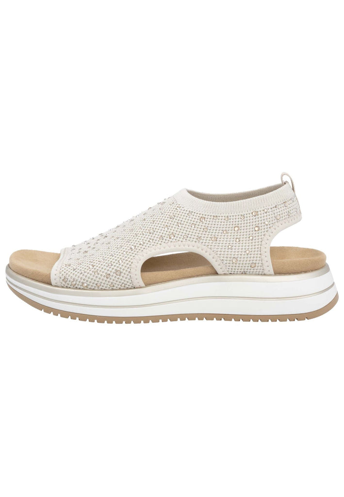 Remonte Sandalen Textil Weiß