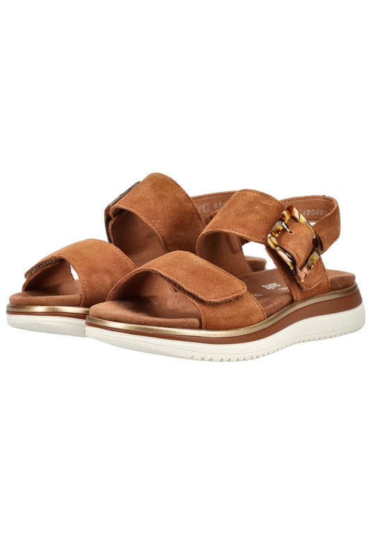 Remonte Sandalen Veloursleder Braun