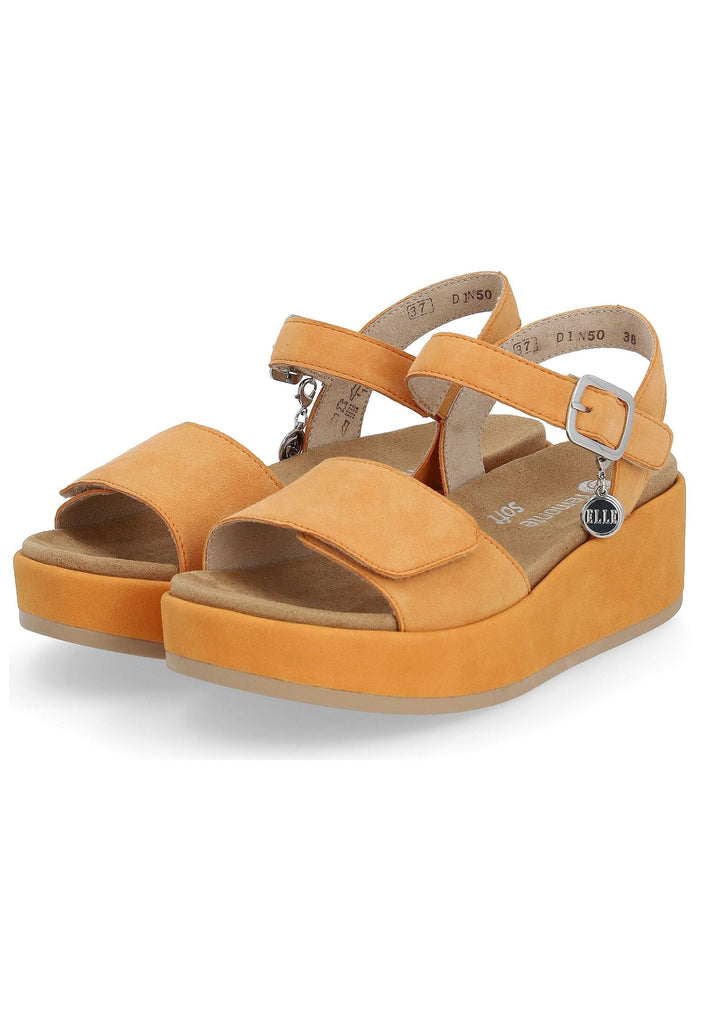 Remonte Sandalen Veloursleder Orange