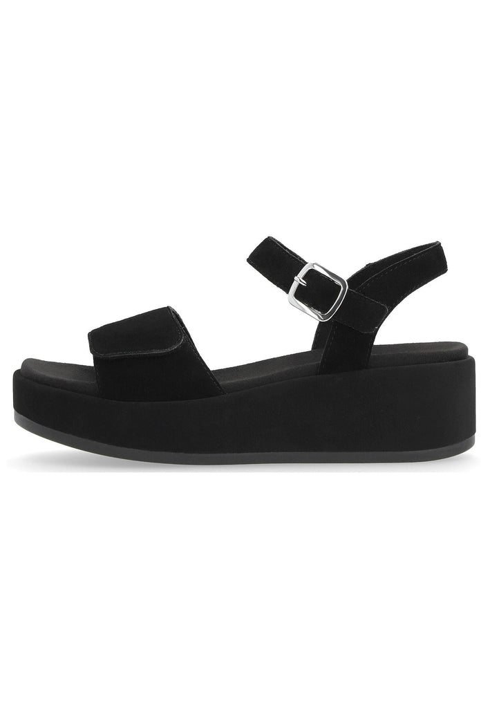 Remonte Sandalen Veloursleder Schwarz