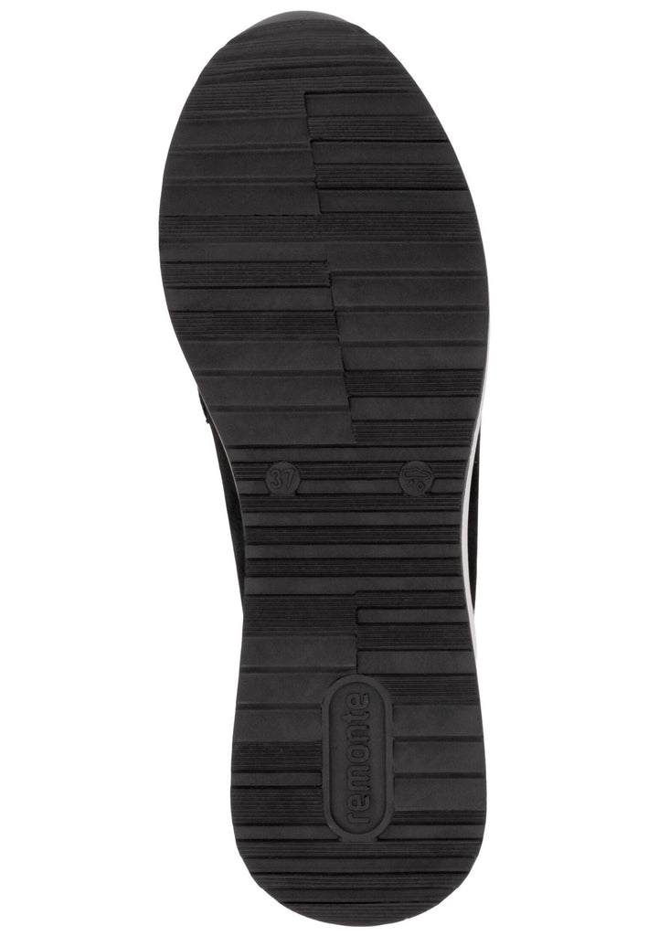 Remonte Slipper Leder Schwarz