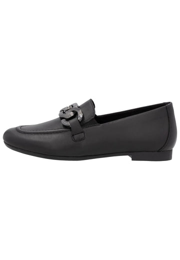 Slipper Remonte Slipper Leder Schwarz