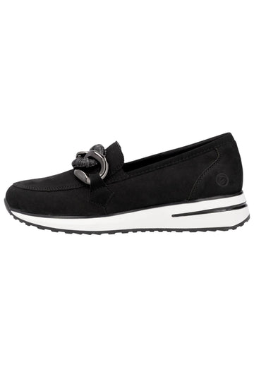 Slipper Remonte Slipper Leder Schwarz