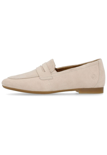 Remonte Slipper Veloursleder Beige