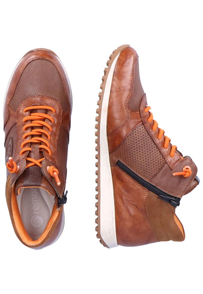 Remonte Sneaker Glattleder Chestnut