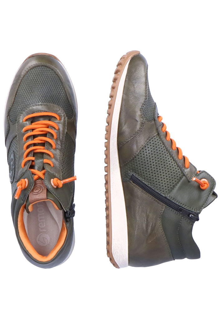 Remonte Sneaker Glattleder Grün