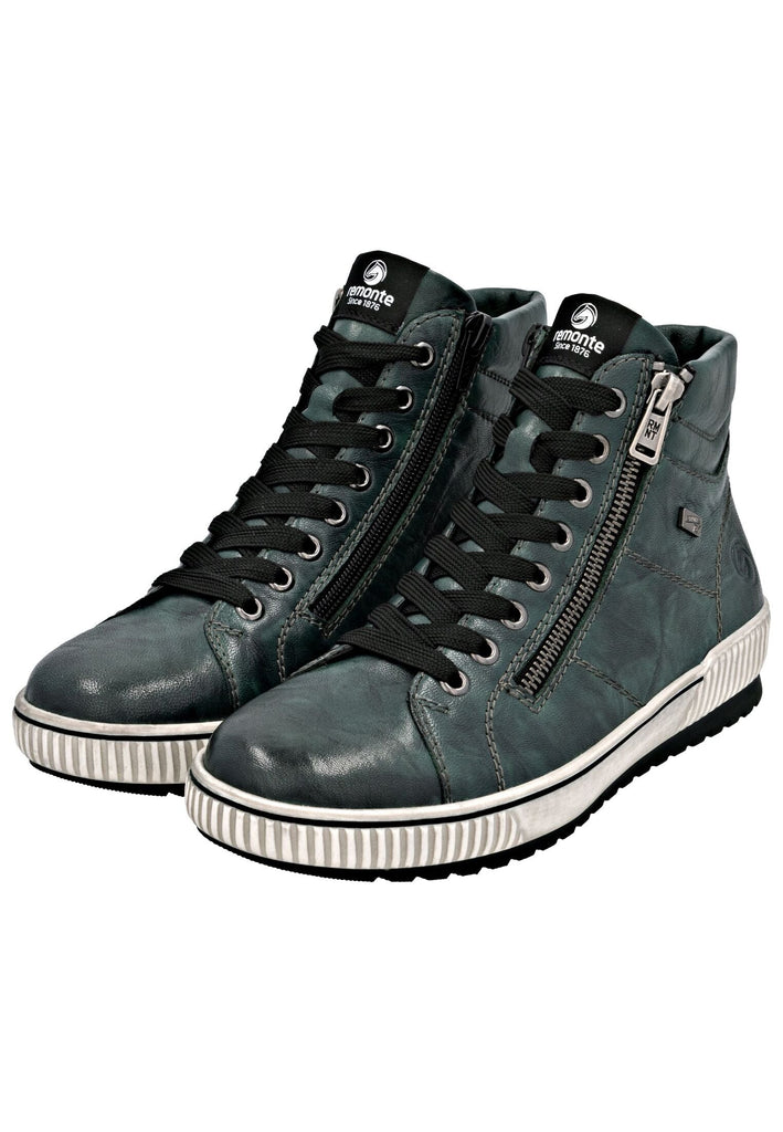 Remonte Sneaker Glattleder Olive Warmfutter