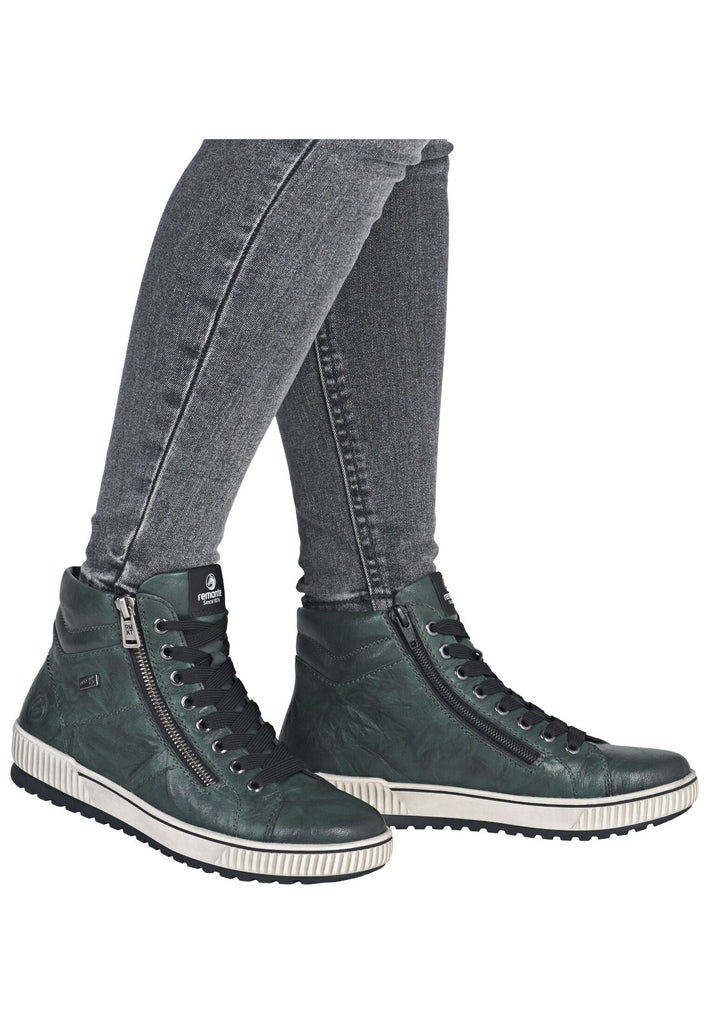 Remonte Sneaker Glattleder Olive Warmfutter