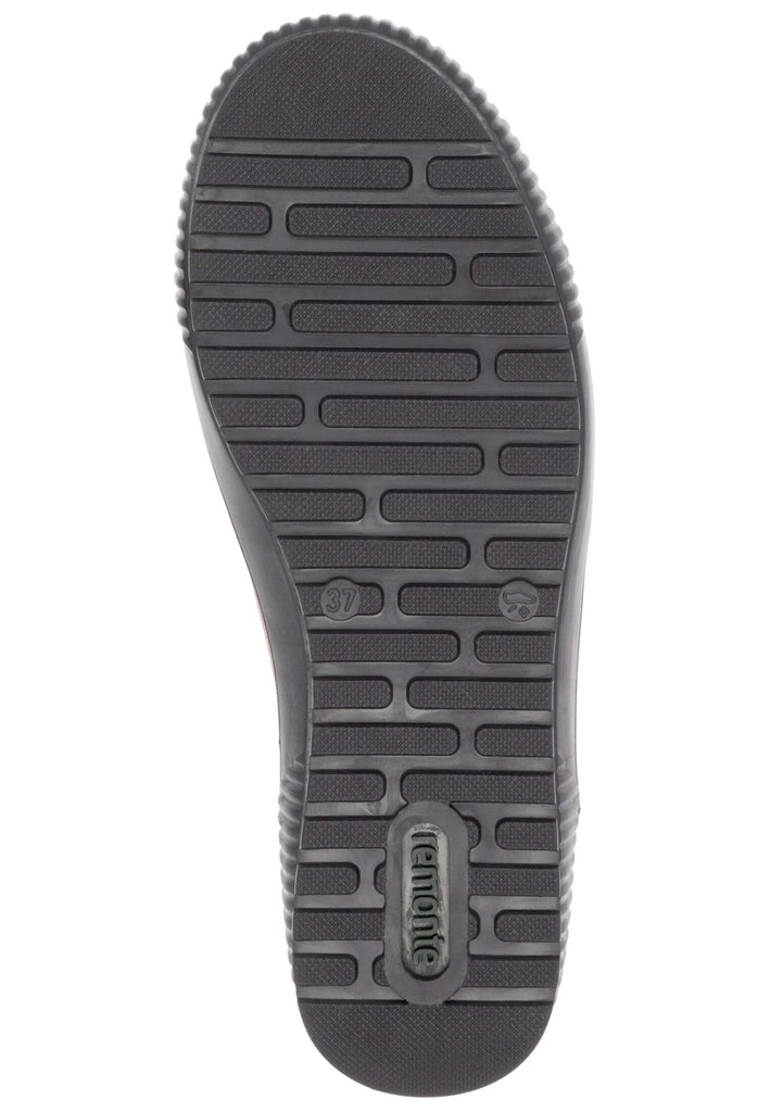 Remonte Sneaker Glattleder Rot/Schwarz Warmfutter