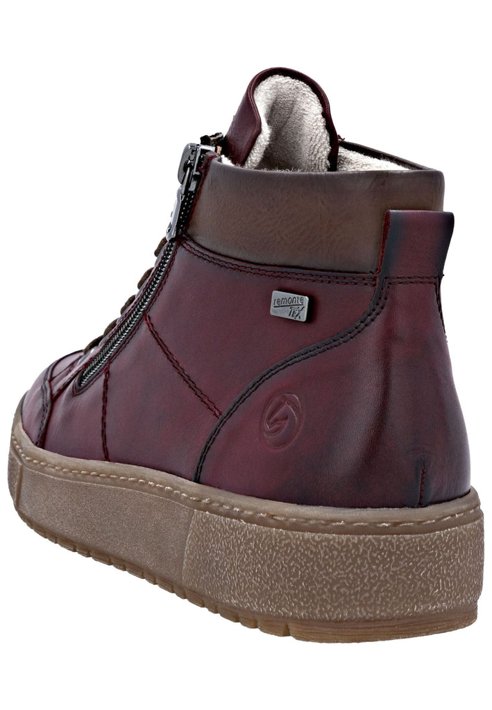 Remonte Sneaker Glattleder Weinrot