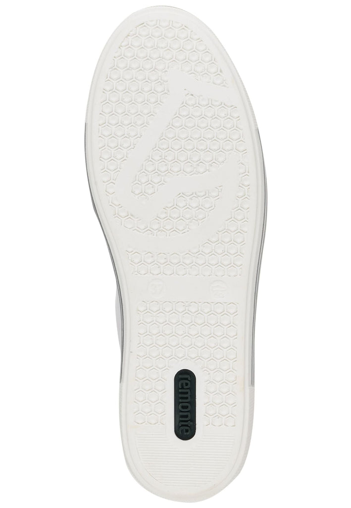 Remonte Sneaker Glattleder Weiß/Silber