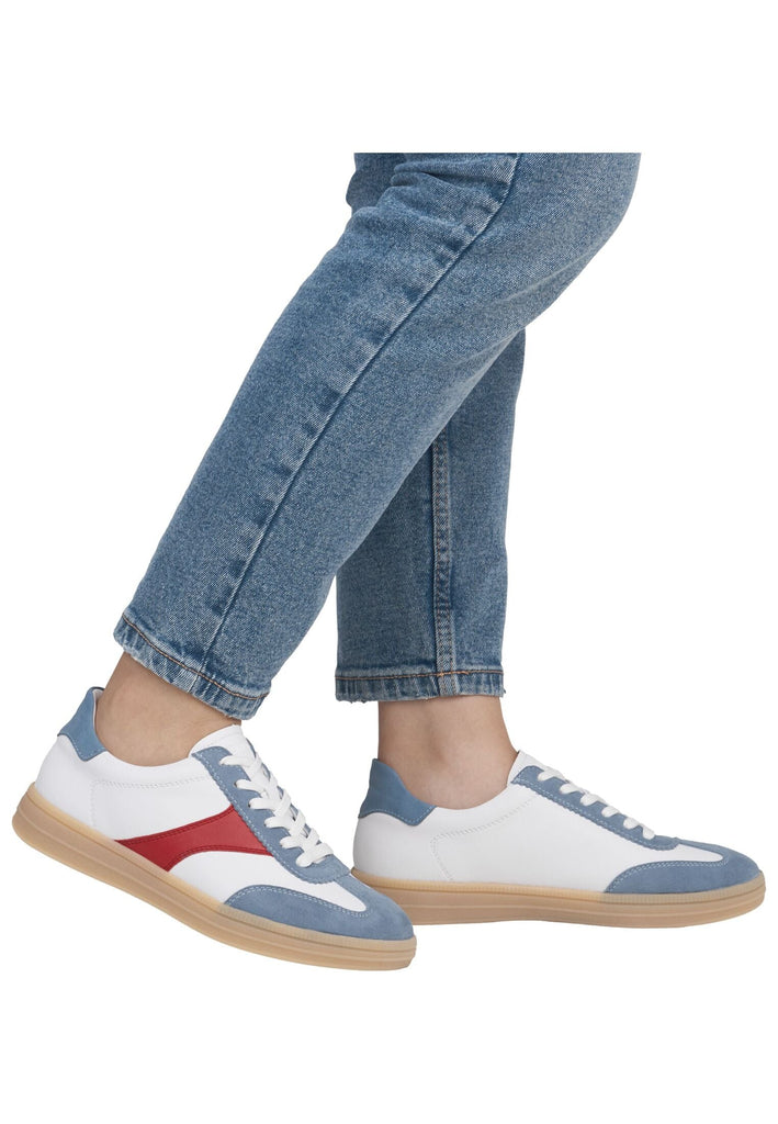 Remonte Sneaker Leder Blau/Weiß