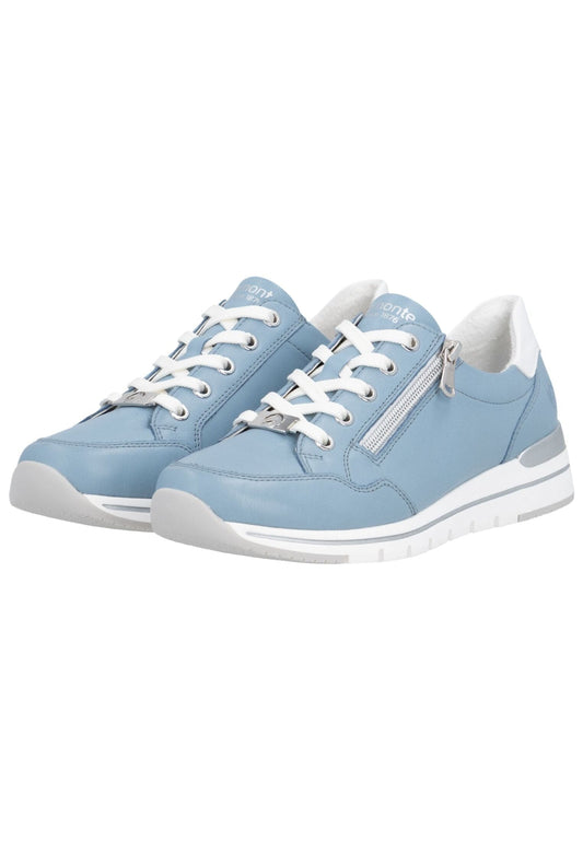Remonte Sneaker Leder Blau/Weiß