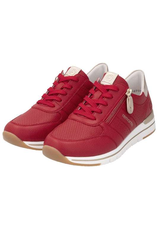 Remonte Sneaker Leder Rot