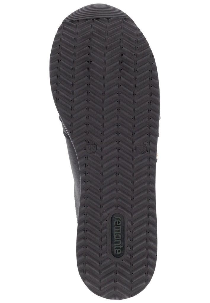 Remonte Sneaker Leder Schwarz