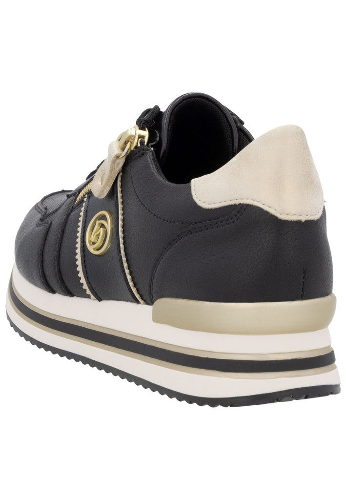 Remonte Sneaker Leder Schwarz