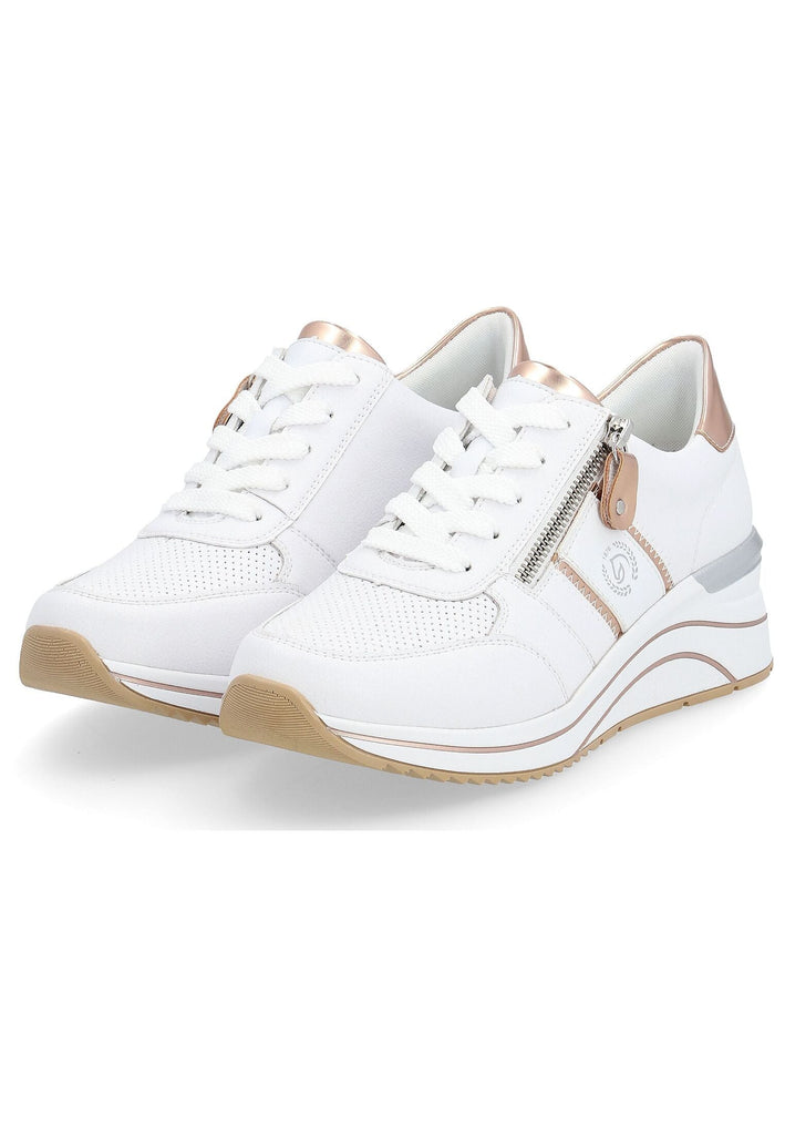 Remonte Sneaker Leder/Synthetik Weiß Kombi