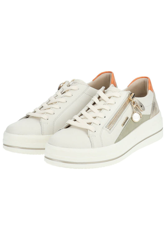 Remonte Sneaker Leder/Synthetik Weiß Kombi
