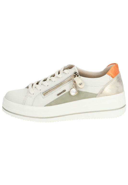 Remonte Sneaker Leder/Synthetik Weiß Kombi