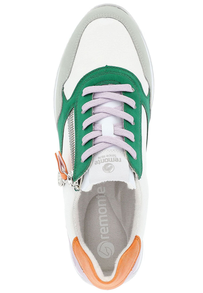 Remonte Sneaker Leder/Synthetik Weiß Kombi
