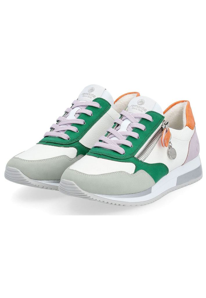 Remonte Sneaker Leder/Synthetik Weiß Kombi