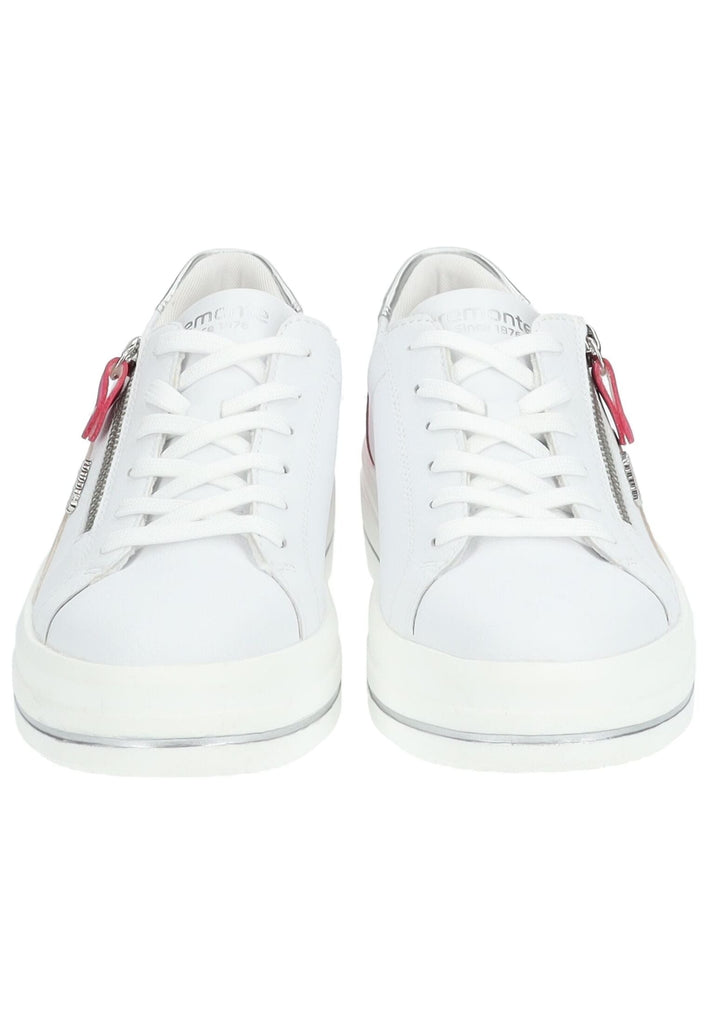 Remonte Sneaker Leder/Synthetik Weiß/Pink