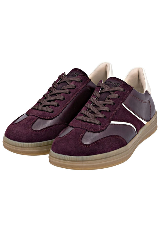 Remonte Sneaker Leder Weinrot